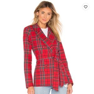 The Ruth Jacket in Red Plaid
L'Academie